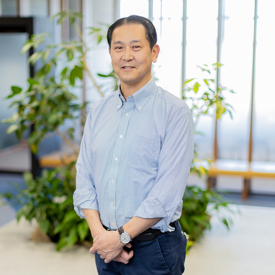 代表取締役社長　岩崎 哲の写真