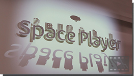 Space Player LAB ロゴマッピング演出