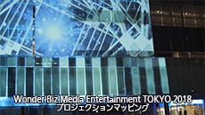 Wonder Biz Media Entertainment TOKYO 2018 プロジェクションマッピング
